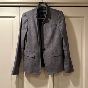 J.Crew Regent Blazer, Chambray/Navy, Size 6